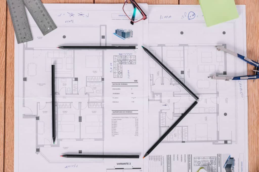 Diferencia entre plano arquitectónico y plano estructural