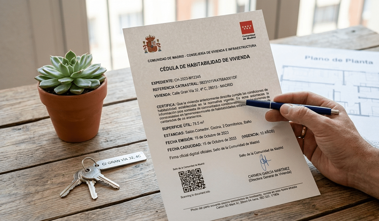 cédula de habitabilidad