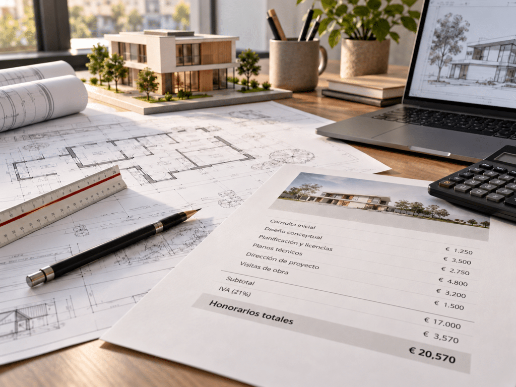 los Honorarios de un arquitecto